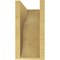 Ekena Millwork 6"W x 12"D x 12"H Classic Carmel Rough Cedar Woodgrain TimberThane Corbel, Primed Tan CORUR06X12X12CARRCPR - alternate 2